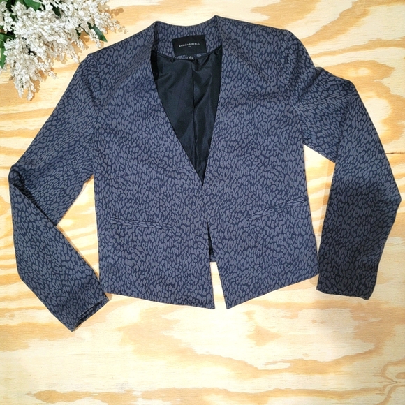 BR Banana Republic Cropped Blazer size 8 - Picture 1 of 5